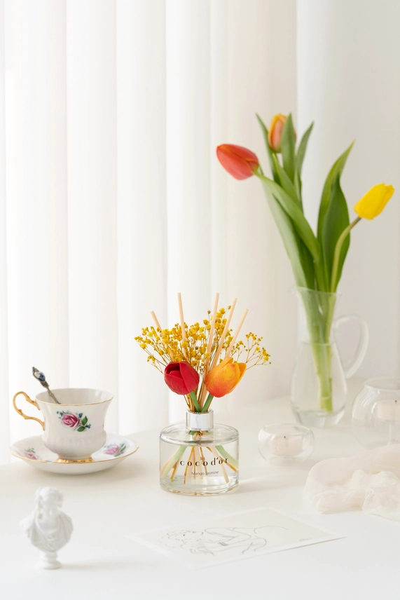 Cocodor Diffusore Tulipano 200ml (6.7oz) Fragranza Peonia Incantevole