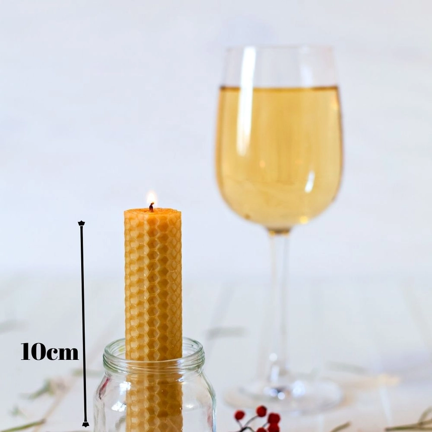 Candele in cera d'api L'Abellamel 1 confezione da 6 unità