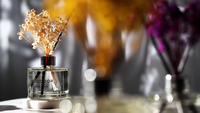 Cocodor Diffusore di Fiori 200ml (6.7oz) Fragranza Cotone Puro