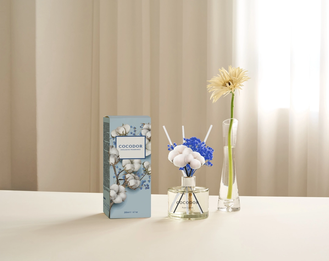 Cocodor Diffusore di Cotone 120ml (4.0oz) Profumo di Cotone Puro